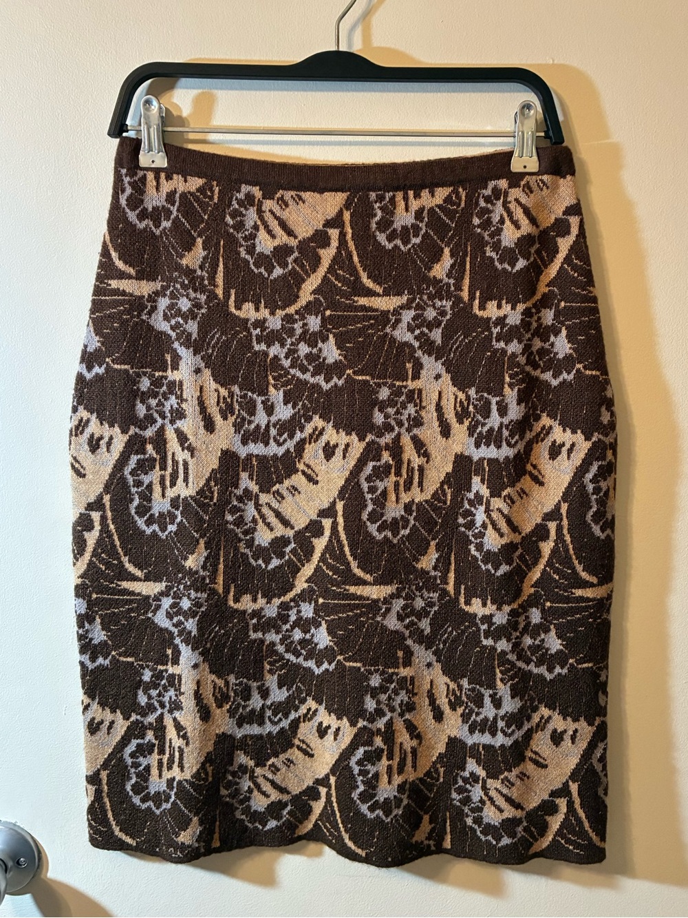Anthropologie Sparrow Brown Mohair
Cashmere Knit Sweater Skirt Whimsigoth Fall M